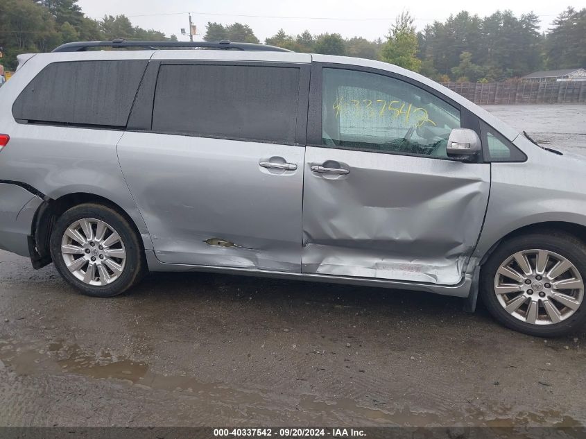 2014 Toyota Sienna Limited 7 Passenger VIN: 5TDDK3DC8ES075308 Lot: 40337542