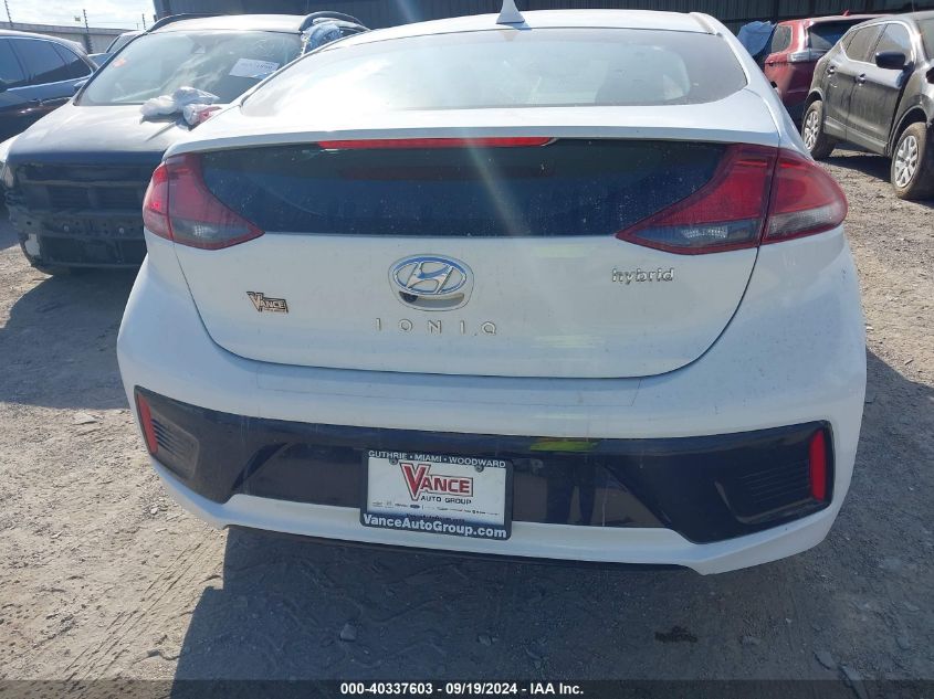 2020 Hyundai Ioniq Hybrid Se VIN: KMHC75LCXLU234022 Lot: 40337603