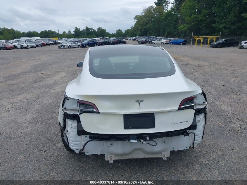 2020 Tesla Model 3 Long Range Dual Motor All-Wheel Drive VIN: 5YJ3E1EB6LF618492 Lot: 40337614