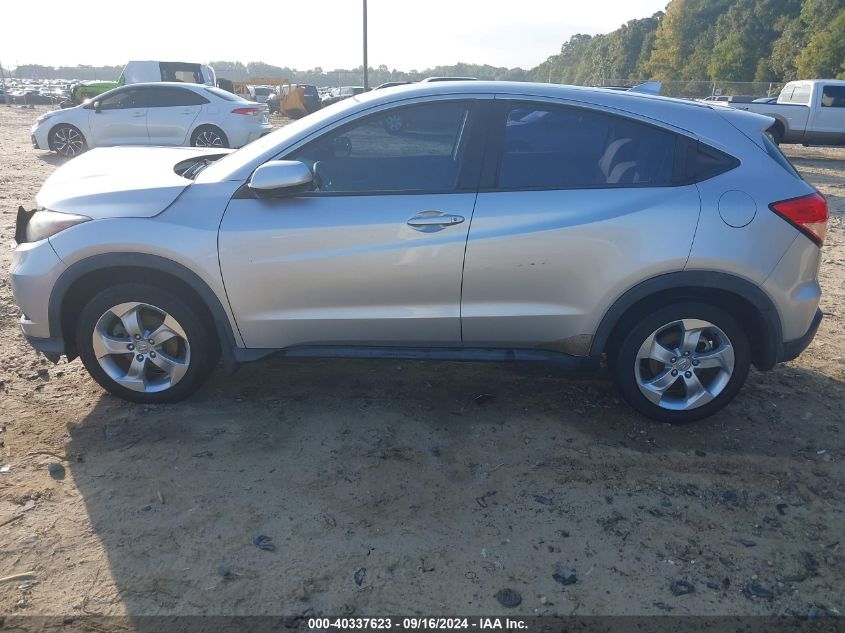 2016 Honda Hr-V Lx VIN: 3CZRU5H36GM709122 Lot: 40337623