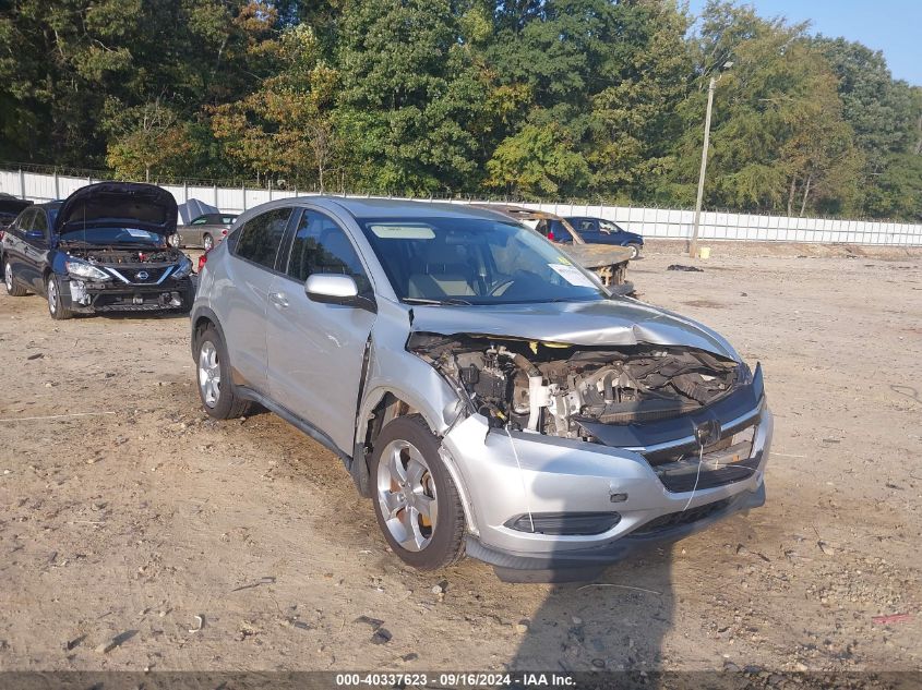 2016 Honda Hr-V Lx VIN: 3CZRU5H36GM709122 Lot: 40337623