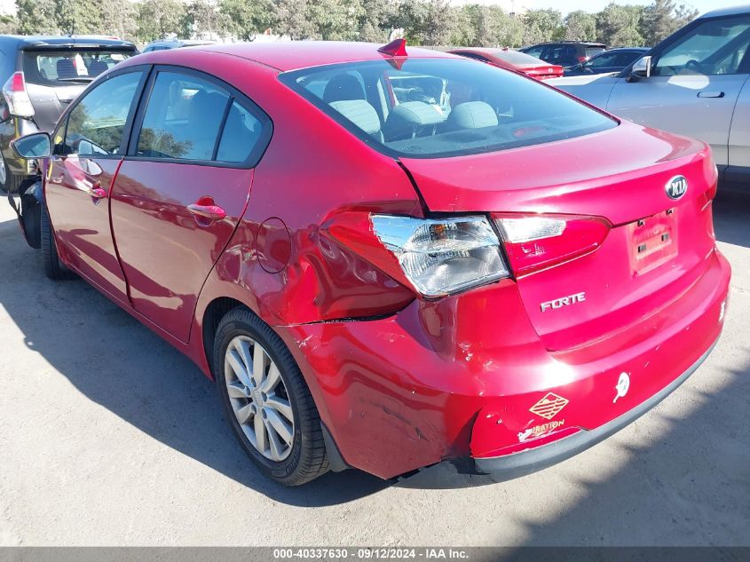 2016 Kia Forte Lx VIN: KNAFX4A69G5522846 Lot: 40337630