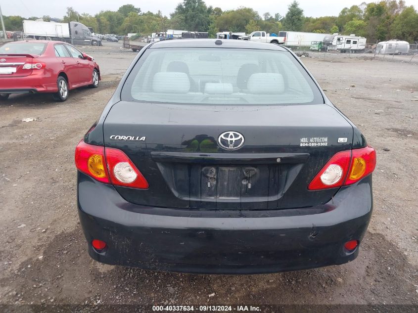 2010 Toyota Corolla Le VIN: 2T1BU4EE4AC233315 Lot: 40337634