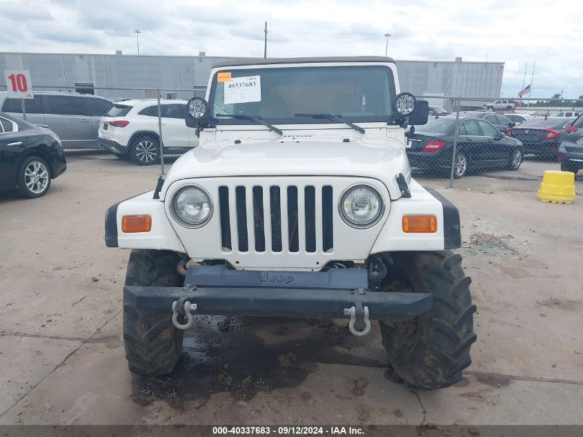 2002 Jeep Wrangler Sport VIN: 1J4FA49S72P743830 Lot: 40337683