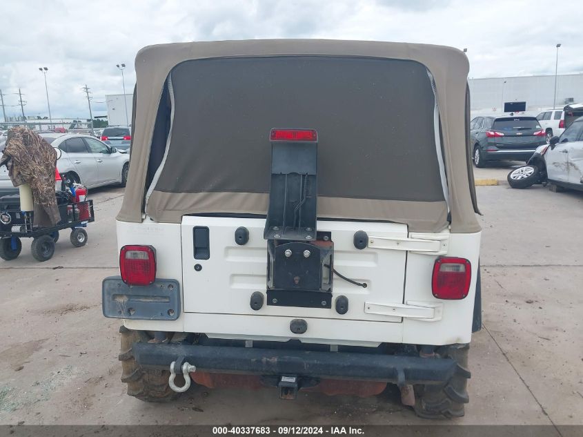 2002 Jeep Wrangler Sport VIN: 1J4FA49S72P743830 Lot: 40337683