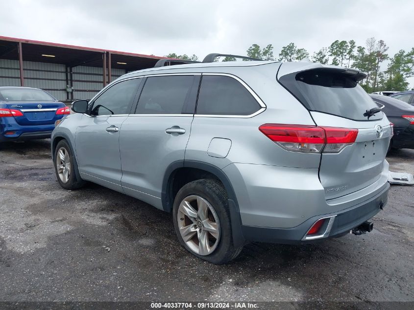 2019 TOYOTA HIGHLANDER LIMITED - 5TDDZRFH3KS944545