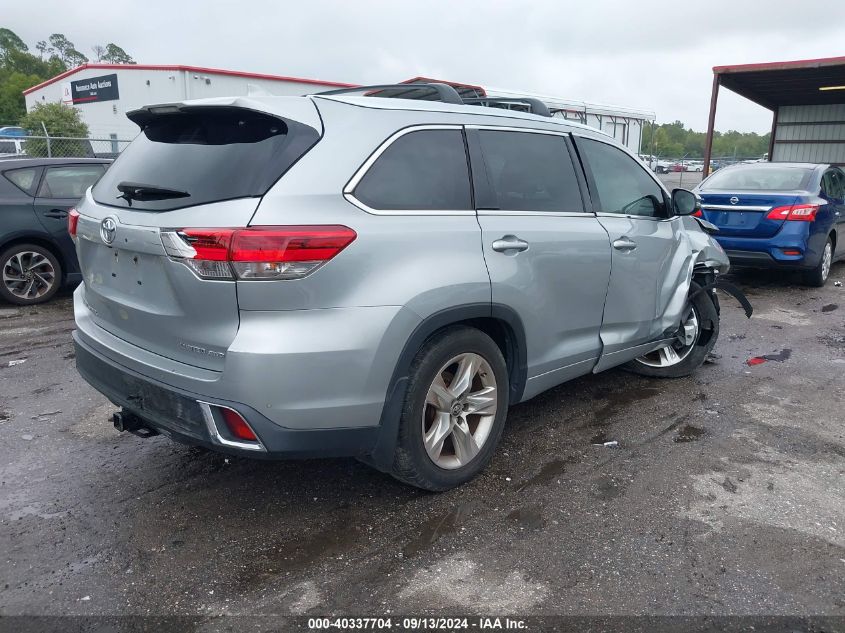 2019 TOYOTA HIGHLANDER LIMITED - 5TDDZRFH3KS944545