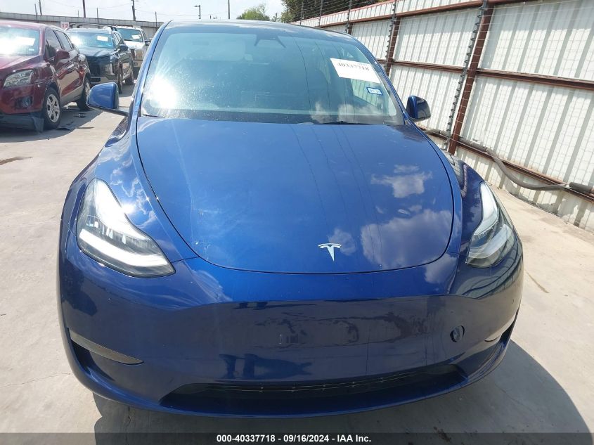 2021 Tesla Model Y Long Range Dual Motor All-Wheel Drive VIN: 5YJYGDEE3MF300505 Lot: 40337718