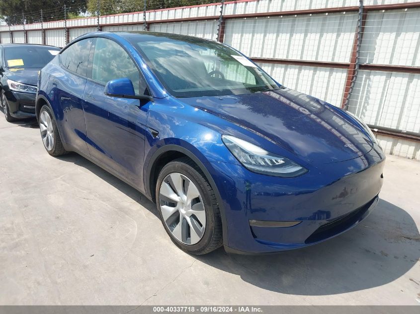 2021 TESLA MODEL Y LONG RANGE DUAL MOTOR ALL-WHEEL DRIVE - 5YJYGDEE3MF300505