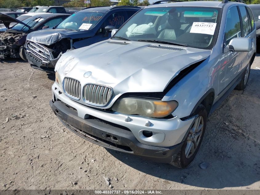 5UXFB53505LV09955 2005 BMW X5 4.4I