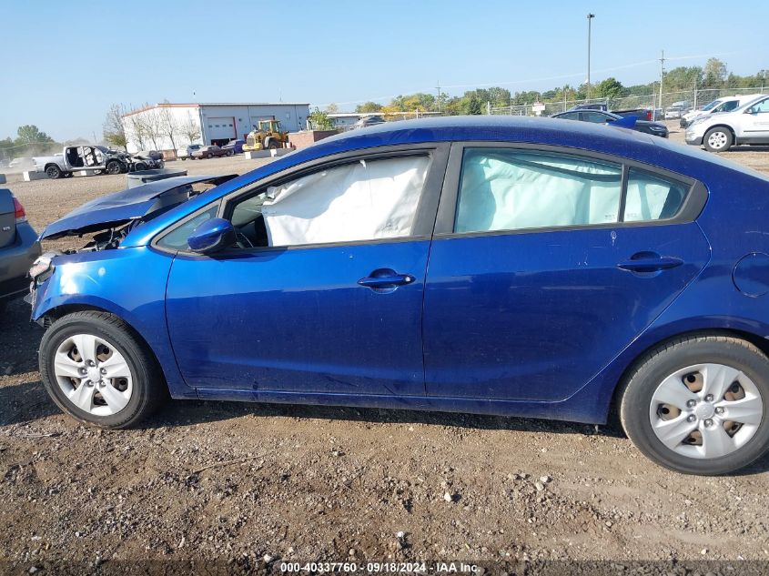 2018 Kia Forte Lx VIN: 3KPFK4A7XKE181852 Lot: 40337760