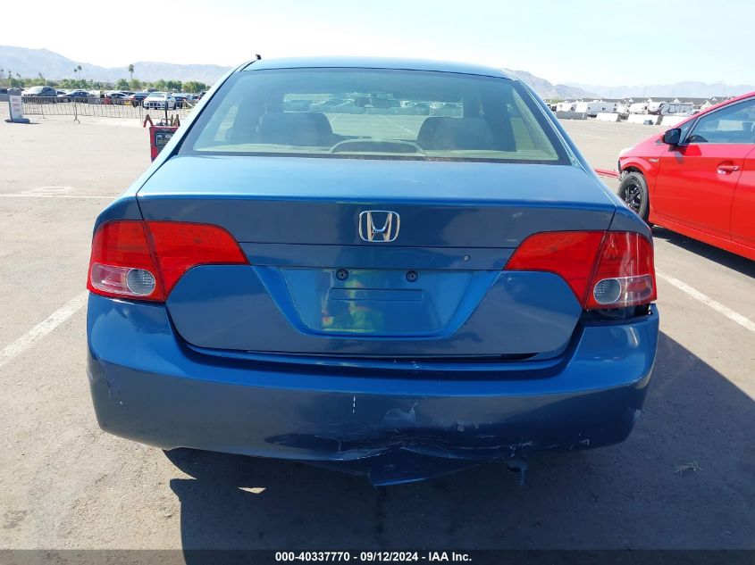 2007 Honda Civic Lx VIN: JHMFA16507S006961 Lot: 40337770