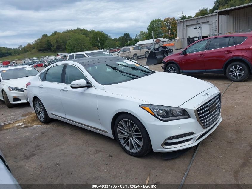 2018 Genesis G80 3.8 VIN: KMHGN4JE5JU233752 Lot: 40337786