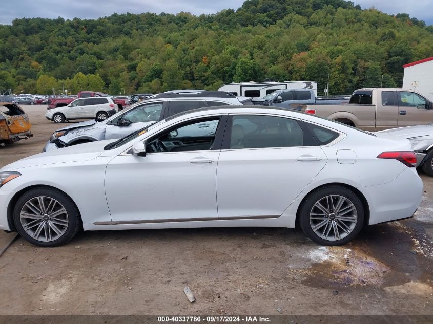 2018 Genesis G80 3.8 VIN: KMHGN4JE5JU233752 Lot: 40337786