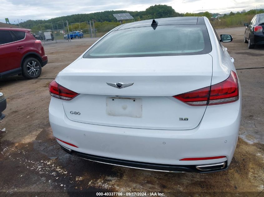 2018 Genesis G80 3.8 VIN: KMHGN4JE5JU233752 Lot: 40337786