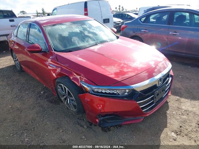 2021 Honda Accord Hybrid VIN: 1HGCV3F18MA021812 Lot: 40337800