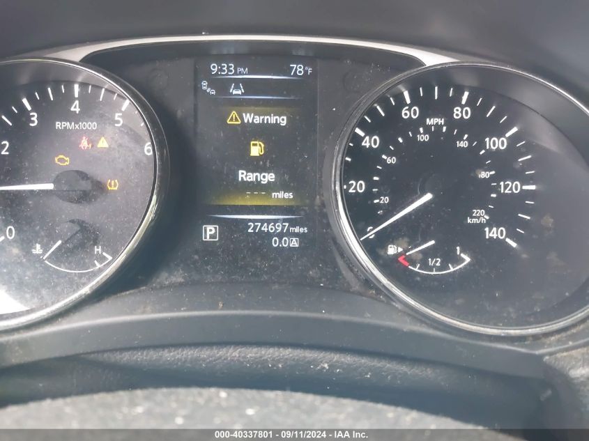 2015 Nissan Rogue Sl VIN: 5N1AT2MV0FC758033 Lot: 40337801