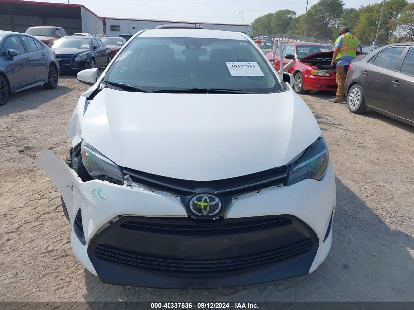 2018 Toyota Corolla Le VIN: 2T1BURHE3JC050108 Lot: 40337836