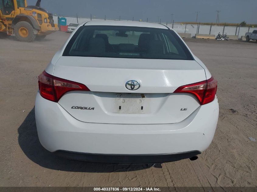 2018 Toyota Corolla Le VIN: 2T1BURHE3JC050108 Lot: 40337836