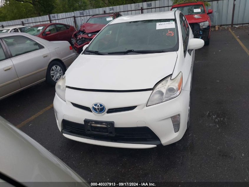 JTDKN3DU7D5643589 2013 Toyota Prius Two