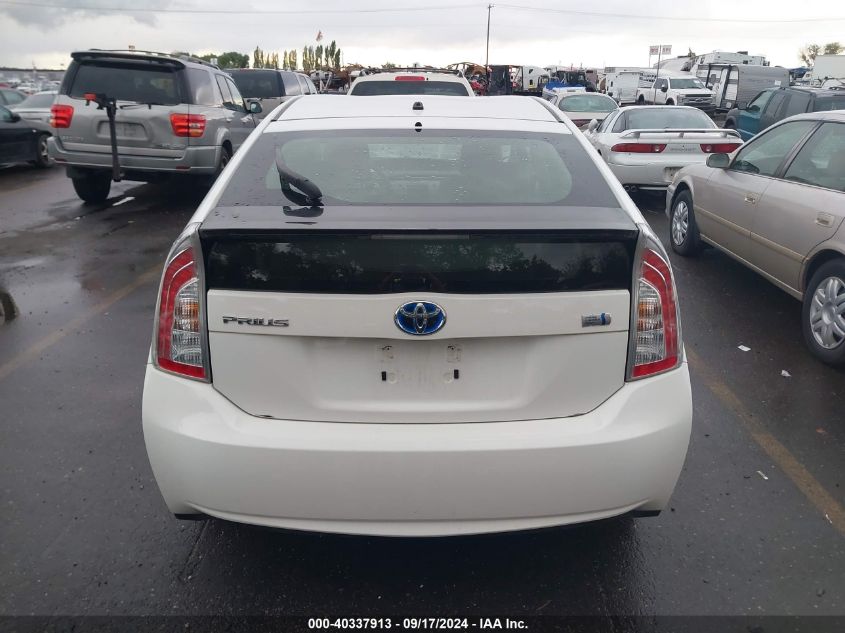 2013 Toyota Prius Two VIN: JTDKN3DU7D5643589 Lot: 40337913