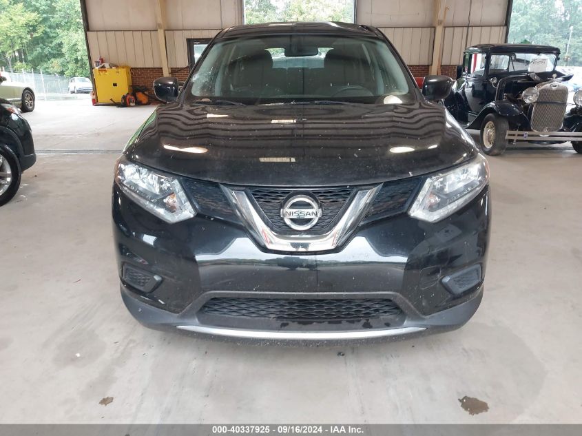 2016 Nissan Rogue S/Sl/Sv VIN: KNMAT2MV6GP676659 Lot: 40337925