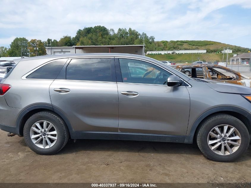 2019 Kia Sorento 2.4L Lx VIN: 5XYPG4A35KG504468 Lot: 40337937