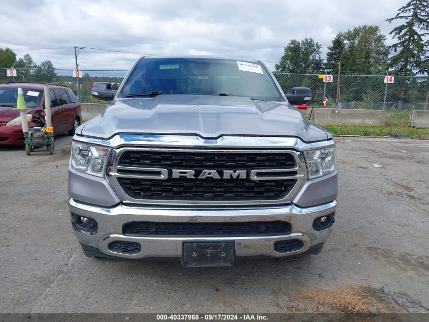 2022 Ram 1500 Big Horn Quad Cab 4X4 6'4 Box VIN: 1C6SRFBT6NN132397 Lot: 40337968