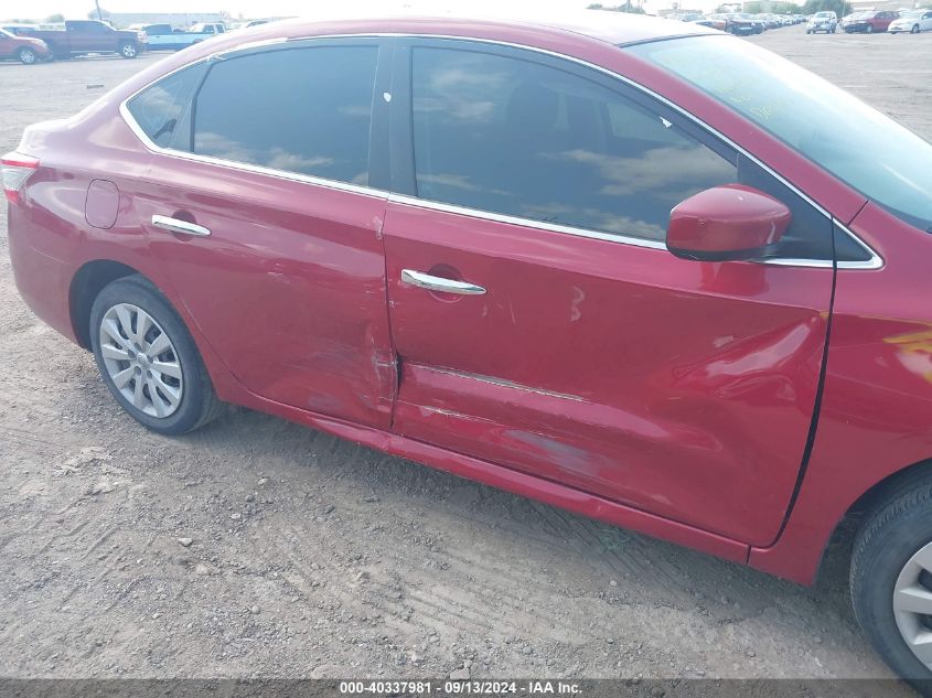 2013 Nissan Sentra S/Sv/Sr/Sl VIN: 3N1AB7APXDL691195 Lot: 40337981