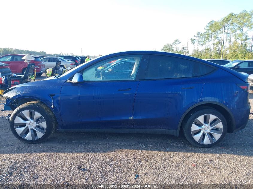 2023 Tesla Model Y Awd/Long Range Dual Motor All-Wheel Drive VIN: 7SAYGDEE5PA061110 Lot: 40338012