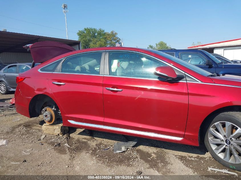 2016 Hyundai Sonata Sport VIN: 5NPE34AF1GH283125 Lot: 40338024