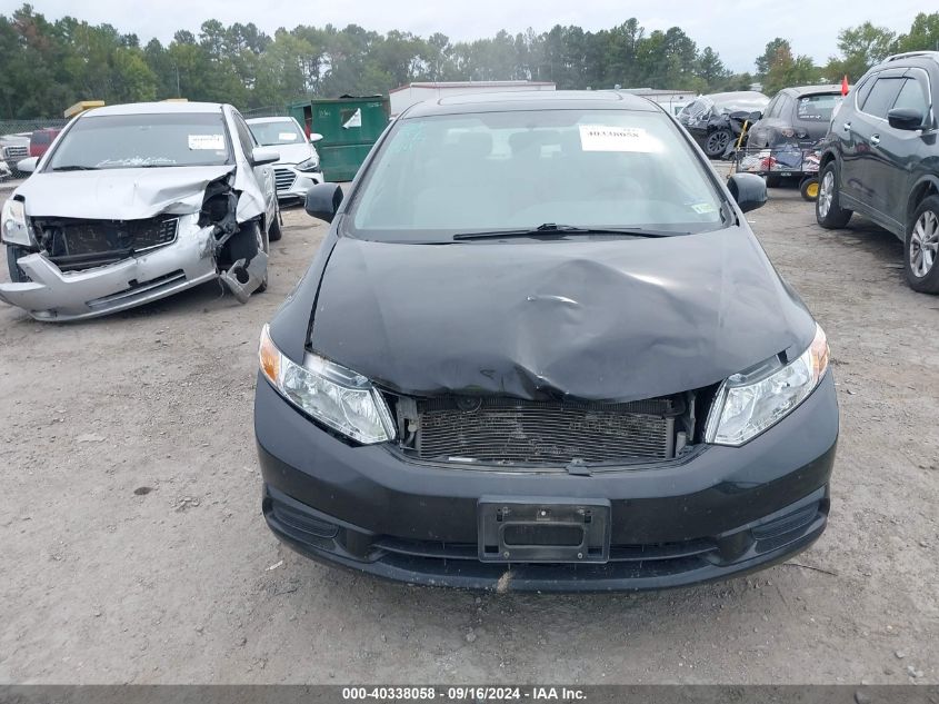 2012 Honda Civic Ex VIN: 2HGFB2F87CH333276 Lot: 40338058