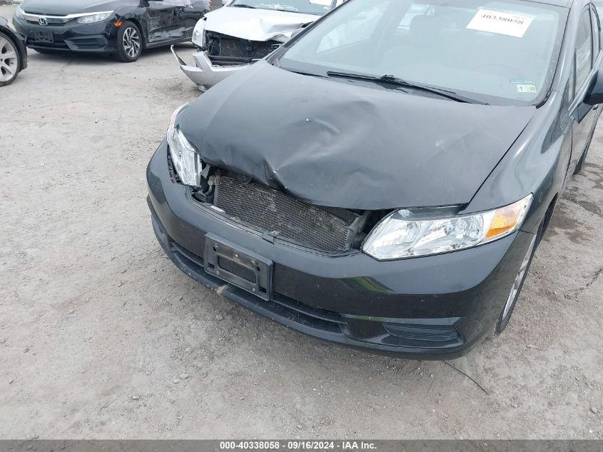 2012 Honda Civic Ex VIN: 2HGFB2F87CH333276 Lot: 40338058