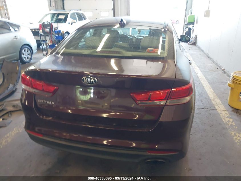 2016 Kia Optima Lx VIN: 5XXGT4L3XGG081701 Lot: 40338095