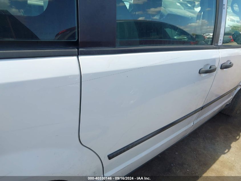 2014 DODGE GRAND CARAVAN AMERICAN VALUE PKG - 2C4RDGBG0ER306501