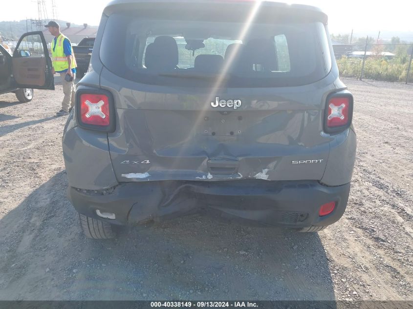 2019 Jeep Renegade Sport VIN: ZACNJBAB3KPK51040 Lot: 40338149