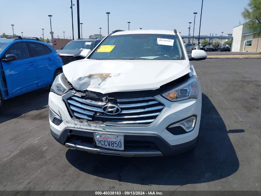 2016 Hyundai Santa Fe Se VIN: KM8SNDHF5GU144474 Lot: 40338183