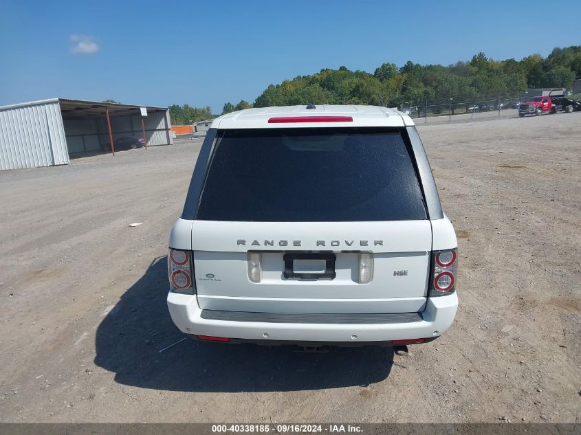 2012 Land Rover Range Rover Hse VIN: SALMF1D44CA372001 Lot: 40338185