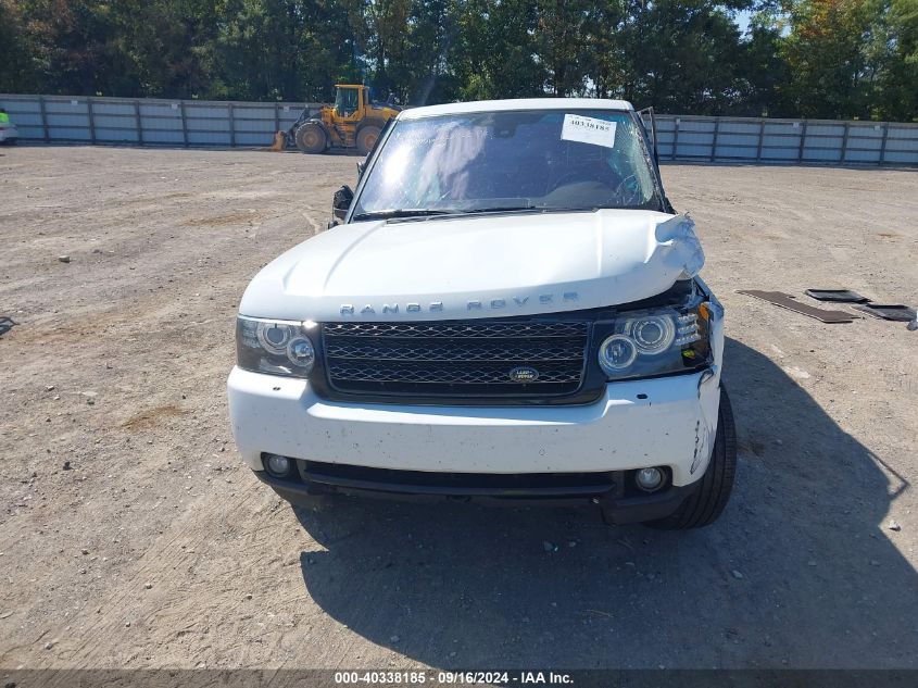 2012 Land Rover Range Rover Hse VIN: SALMF1D44CA372001 Lot: 40338185