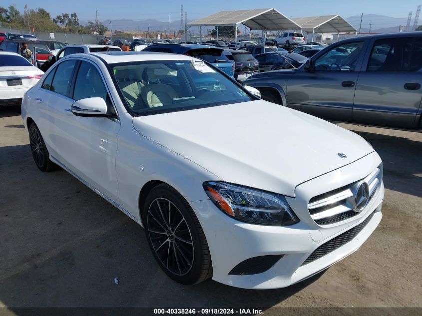 55SWF8DB7KU305078 2019 MERCEDES-BENZ C CLASS - Image 1