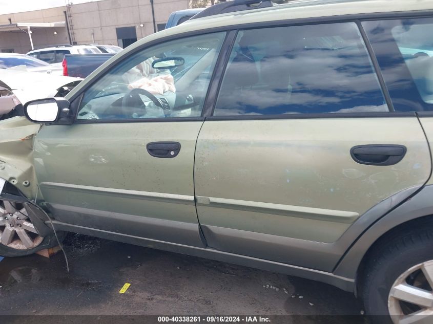 2006 Subaru Outback 2.5I VIN: 4S4BP61C367320473 Lot: 40338261