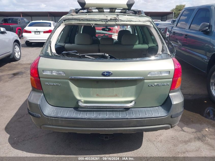 2006 Subaru Outback 2.5I VIN: 4S4BP61C367320473 Lot: 40338261