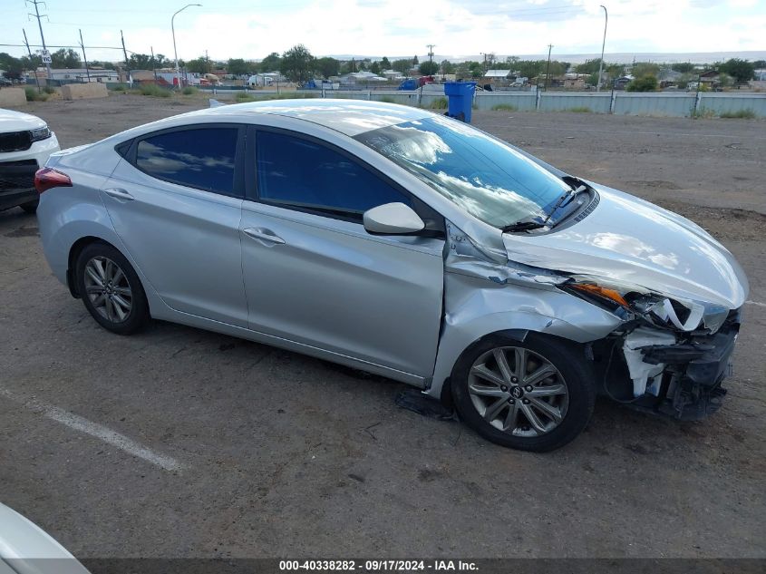 2015 Hyundai Elantra Se VIN: 5NPDH4AEXFH638540 Lot: 40338282