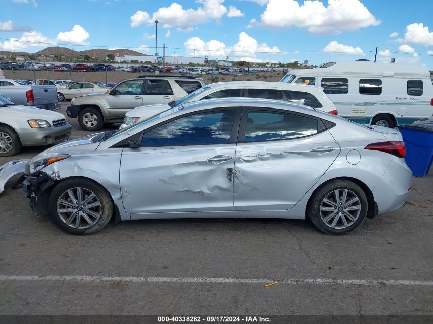 2015 Hyundai Elantra Se VIN: 5NPDH4AEXFH638540 Lot: 40338282