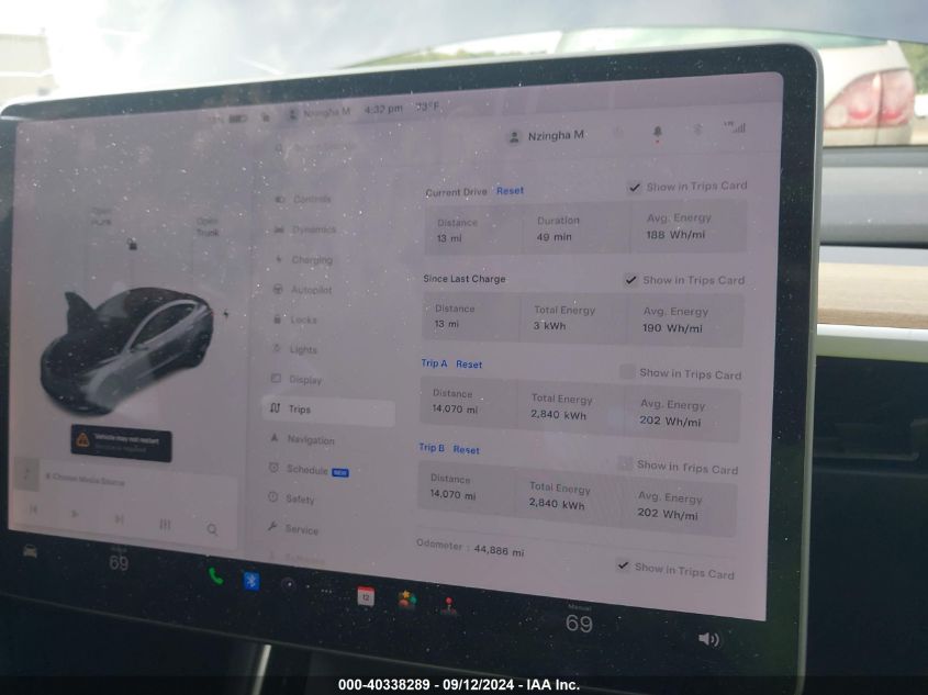 2020 Tesla Model 3 Standard Range Plus Rear-Wheel Drive/Standard Range Rear-Wheel Drive VIN: 5YJ3E1EA9LF705293 Lot: 40338289