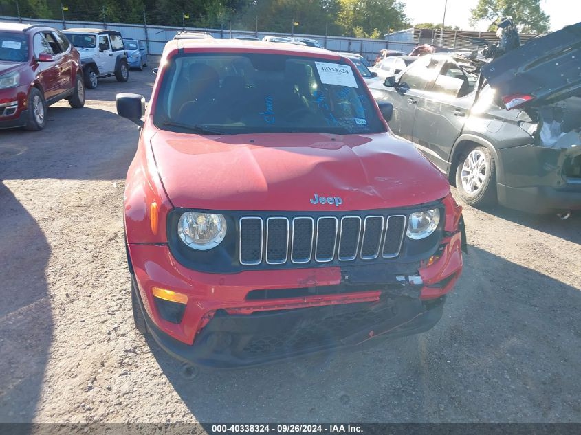 2020 Jeep Renegade Sport Fwd VIN: ZACNJAAB7LPL02714 Lot: 40338324