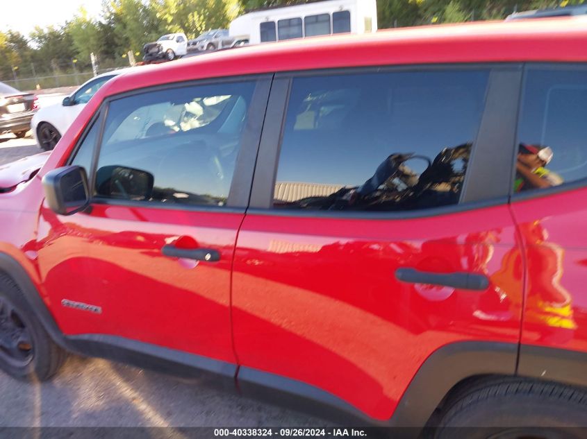 2020 Jeep Renegade Sport Fwd VIN: ZACNJAAB7LPL02714 Lot: 40338324