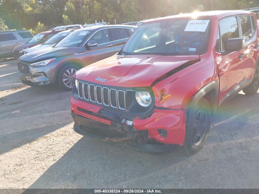 2020 Jeep Renegade Sport Fwd VIN: ZACNJAAB7LPL02714 Lot: 40338324