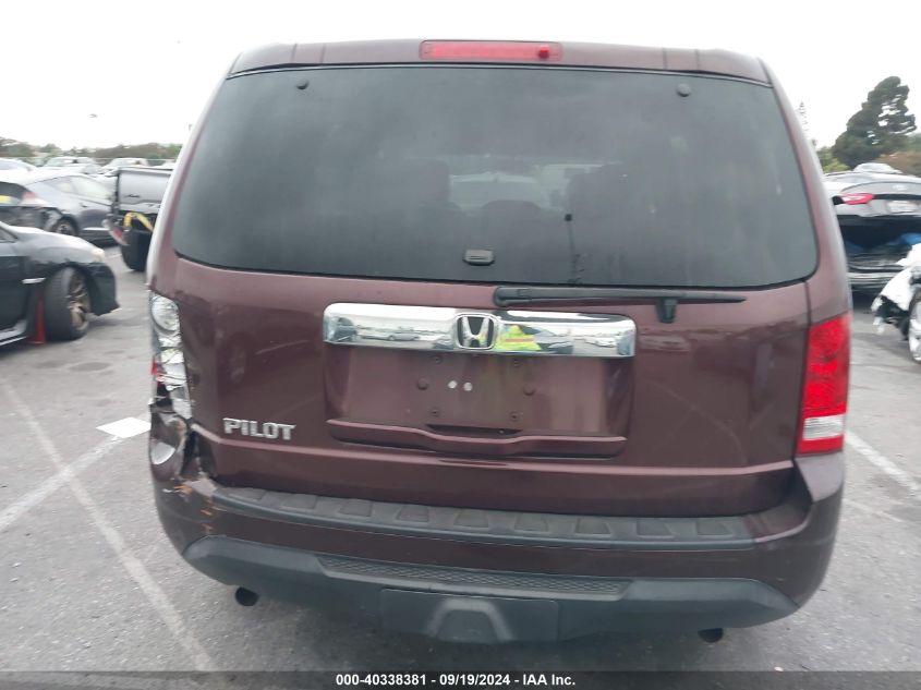 5FNYF3H23DB018668 2013 Honda Pilot Lx