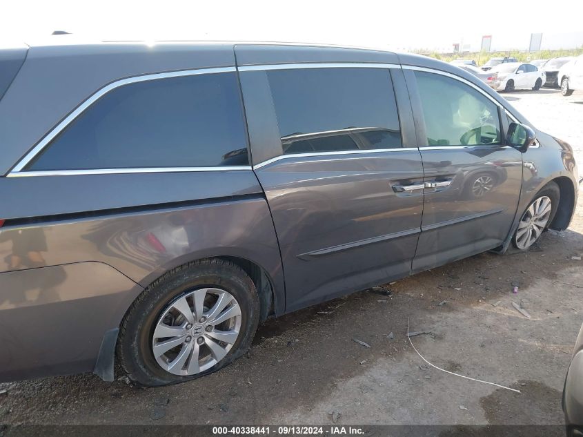 2016 Honda Odyssey Exl VIN: 5FNRL5H69GB055899 Lot: 40338441